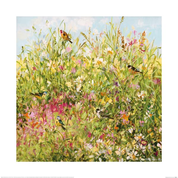 Fletcher Prentice Plakat med feltgrænser Multicoloured 60cm x 60cm