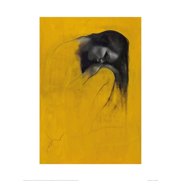 Patrick Palmer Where Nobody Knows Poster Yellow/Black 60cm x 80cm