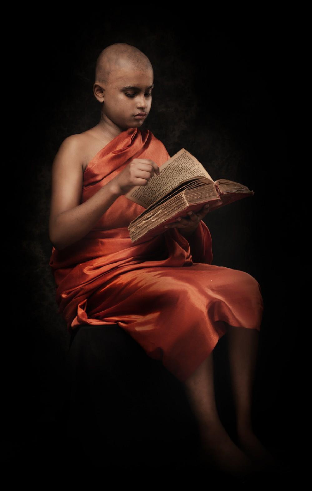 Monk In Reading Poster