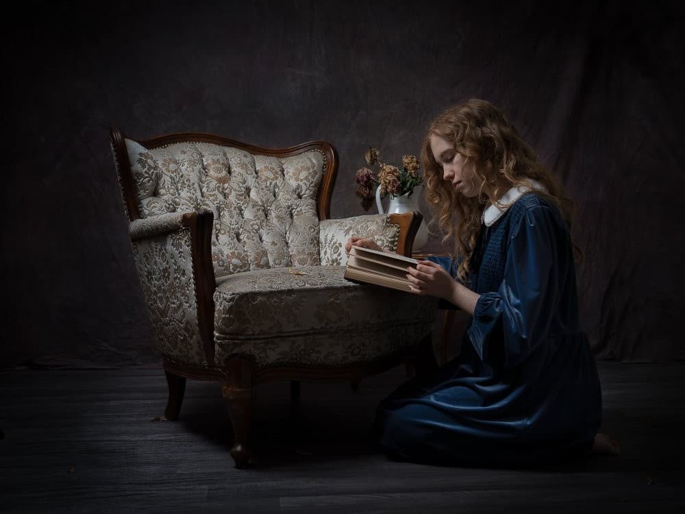 The Reading Girl Poster