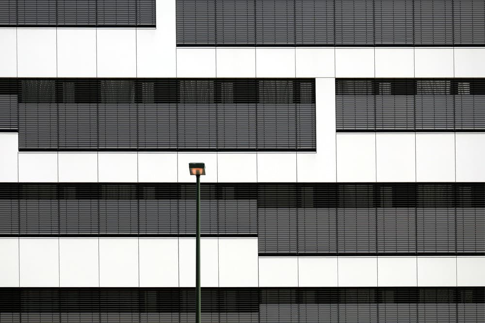 Lamp And Blinds Poster