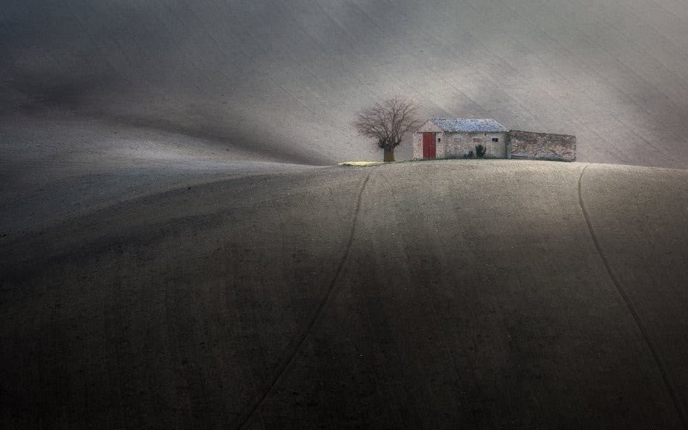The Old Farm Poster