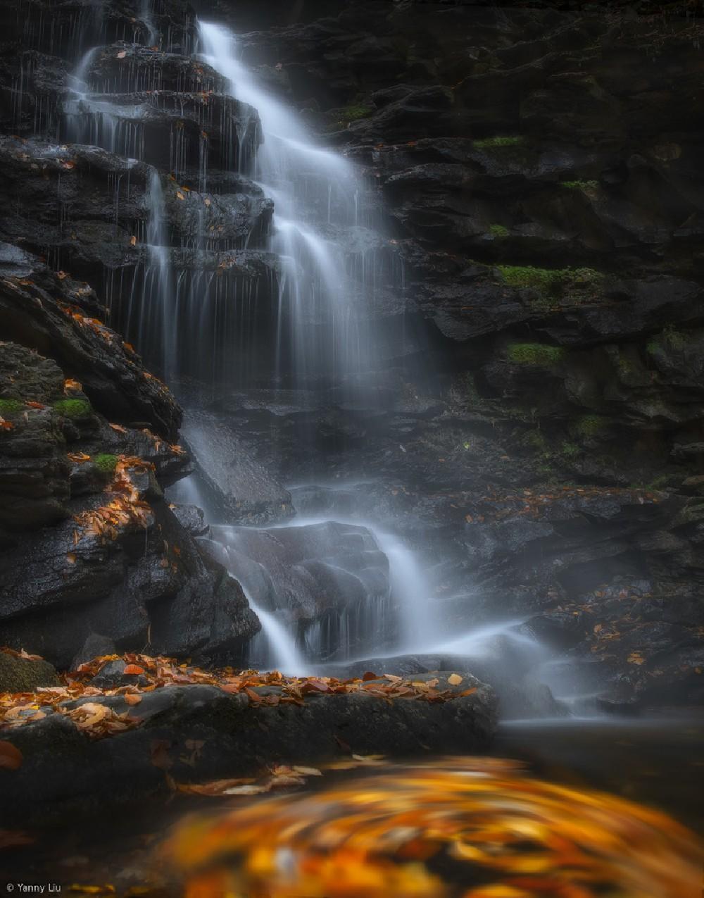 Swirl Falls Poster