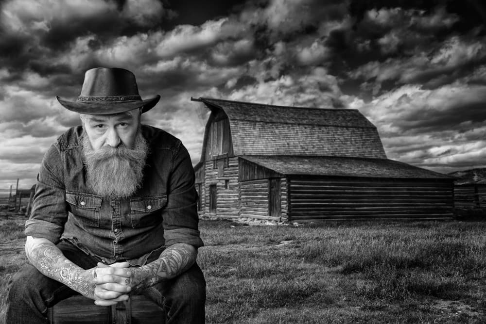 The Cowboy And His Farm. Poster