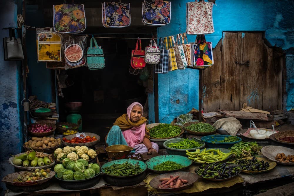 Street Of Jodhpur Poster