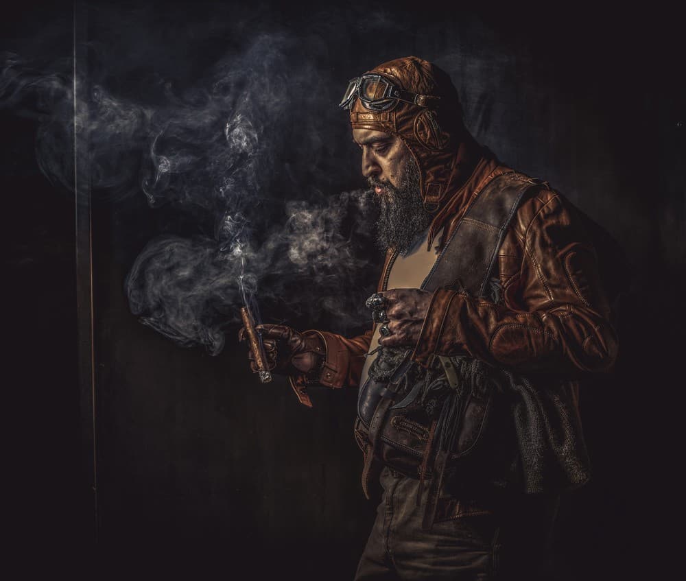 Some People Meditate I Smoke Cigars Poster