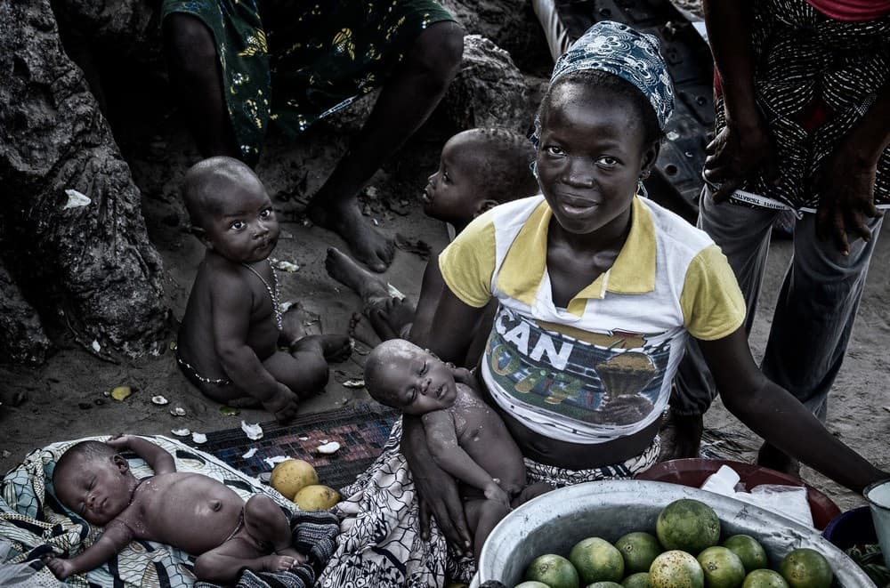 Newborn Twins - Benin Poster