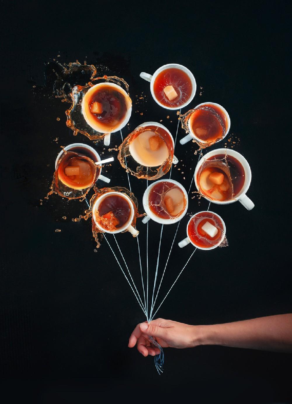 Coffee Balloons Poster