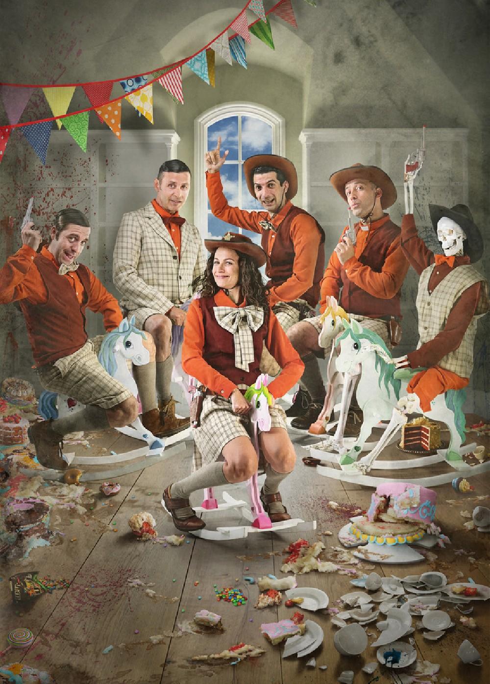 Lets Party Cowboys Poster