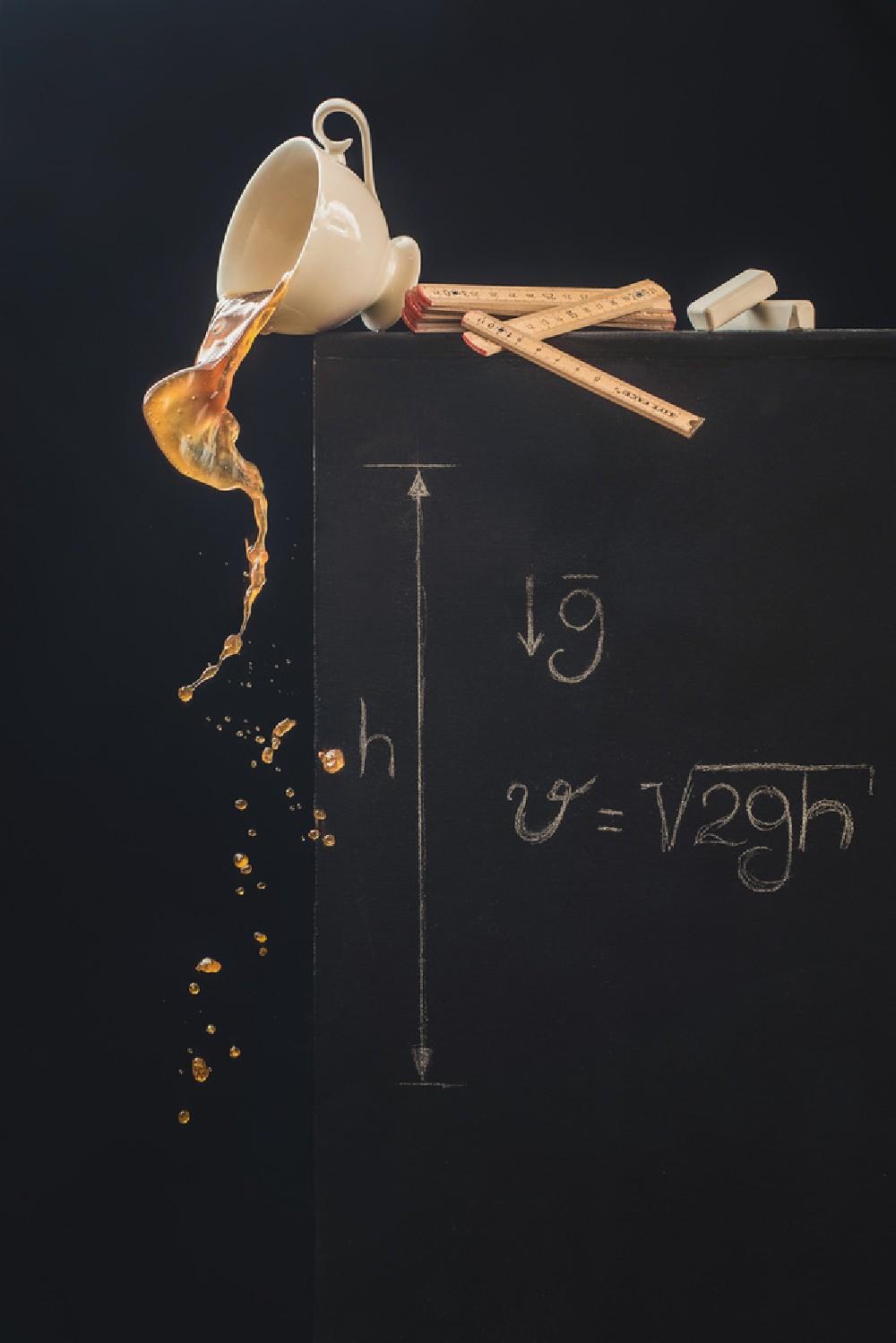 A Study With Free Fall Poster