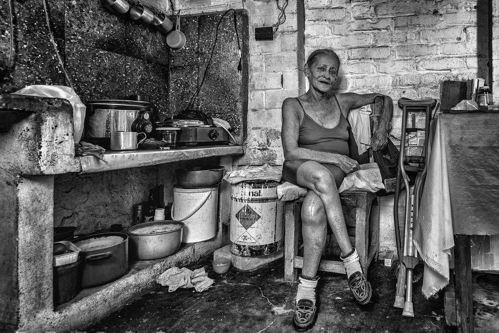 Maria, Polio Victim / Central Cuba Poster