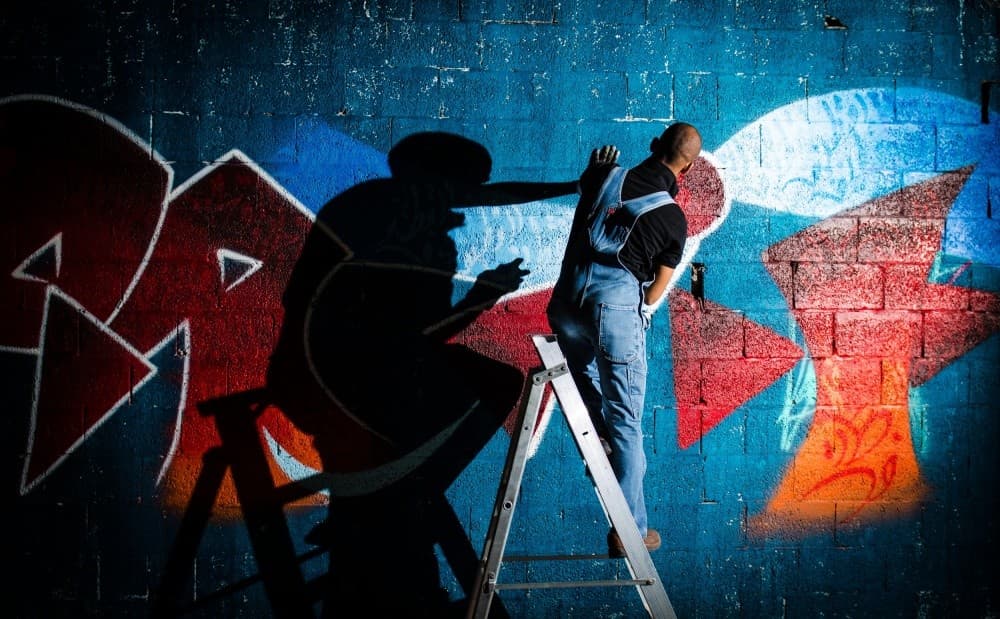 Graffiti Twin Poster