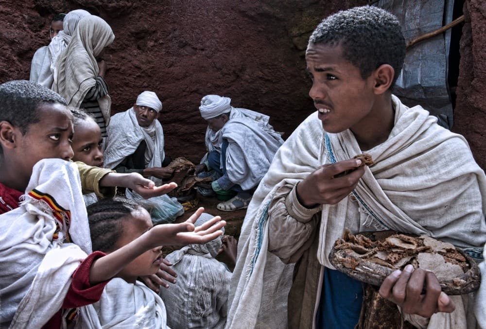 Physical And Spiritual Food- Poster