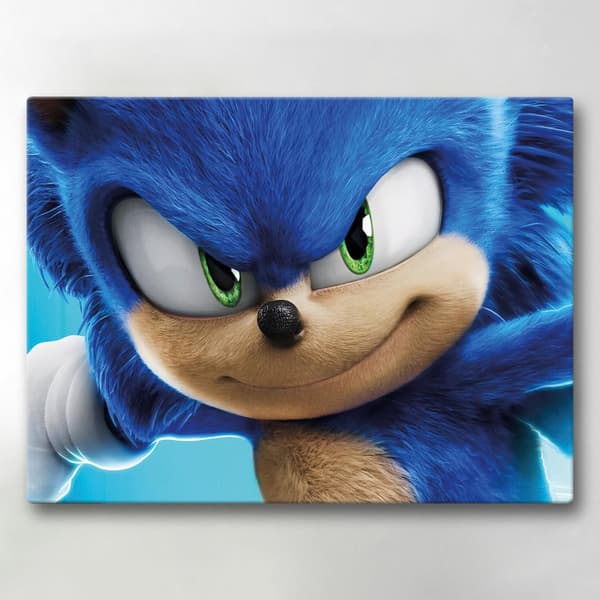 Canvastavla / Tavla - Sonic the Hedgehog - 40x30 cm - Canvas