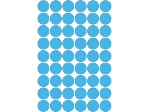 Wallsticker – Prikker / Blå