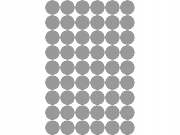 Wallsticker – Prikker / Sølv