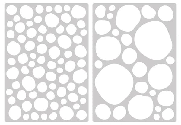 Wallsticker – Prikker / hvid / 100 stk / 02
