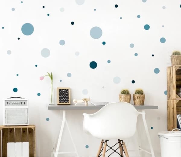 Wallsticker – Prikker / Benzin / 02