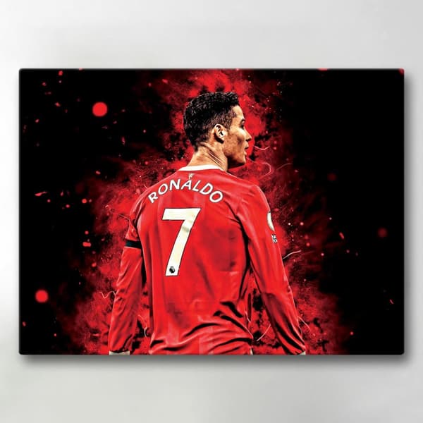 Lærredsbillede / Lærredstryk - Ronaldo - 40x30 cm - Lærred