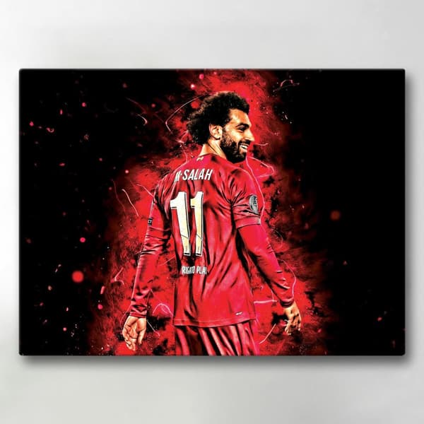 Lerretsbilde / Bilde - Salah - Liverpool - 40x30 cm - Lerret