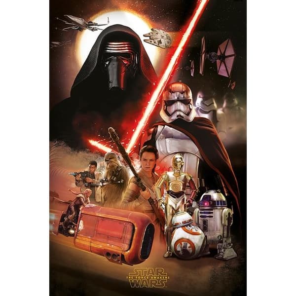 Star Wars - The Force Awakens - Kylo Ren & Captain Phasma R2D2