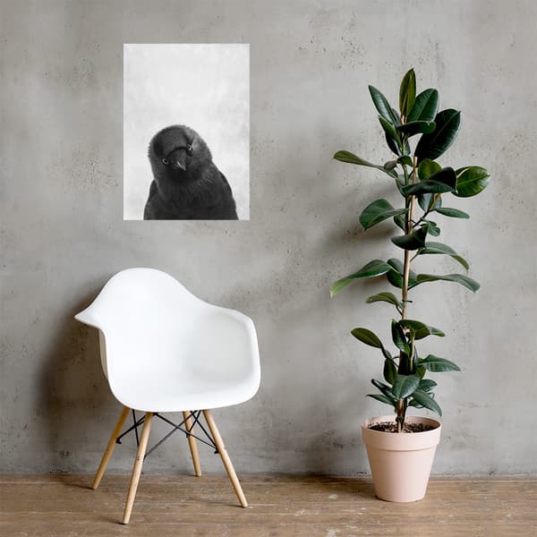 Raven Large Poster