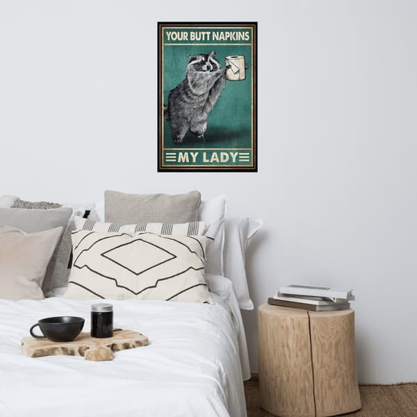 Your Butt Napkins Large Poster