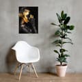 Miniatyrbild 3 av 3: Gold Painted Lady Large Poster