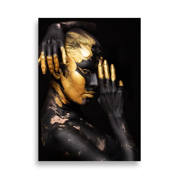 Gold Painted Lady Large Poster