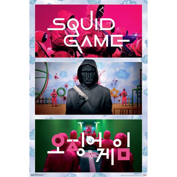 Squid Game Collage plakat