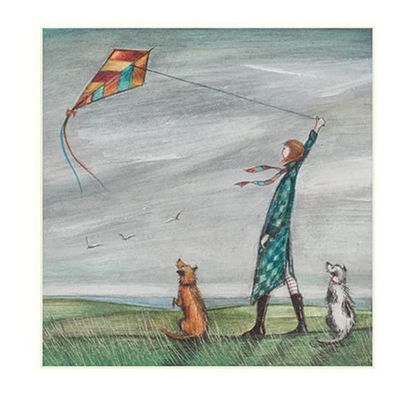 Joe Ramm Dancing In The Wind Print Multicoloured 30cm x 30cm