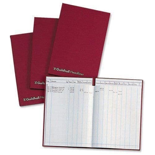 Guildhall Accounts Book Headliner 48 Series 80 Pages 6-550549