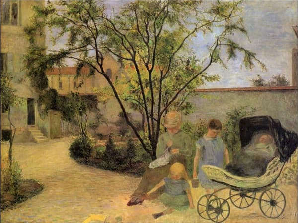Garden in Vaugirard, 1881, Paul Gauguin