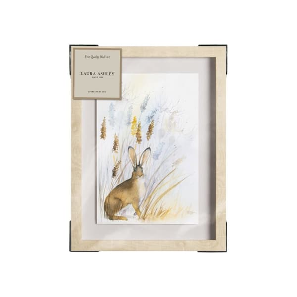 Laura Ashley - Tryck i ram - Country Hare - 40x30cm