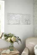 Miniatyrbillede 2 af 4: Laura Ashley - Lærred med metallic - Misty Woodland - 40x100cm