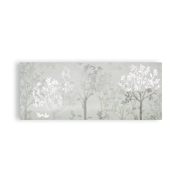 Laura Ashley - Lærred med metallic - Misty Woodland - 40x100cm