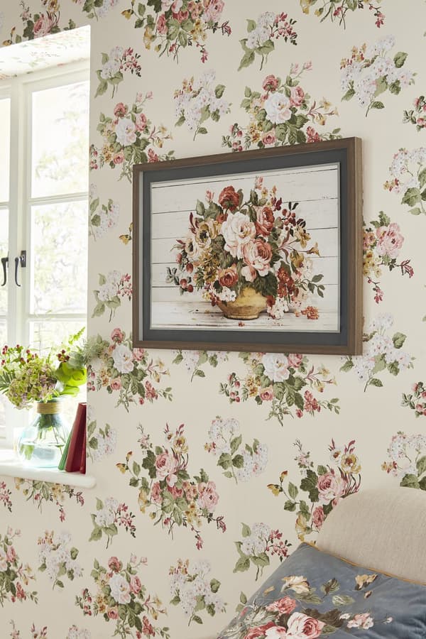 Laura Ashley - Tryk i ramme - Rosemore - 50x70cm