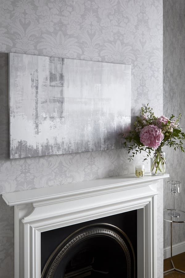 Laura Ashley - Lærred med Metallic - Abstrakt - 70x100cm