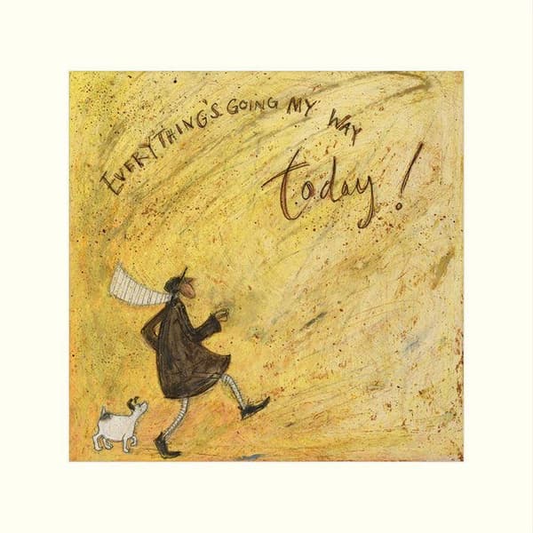 Sam Toft Everything´s Going My Way Today! Framed Art Print