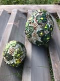 Miniatyrbillede 2 af 3: Æg i Beton med flot farvedekoration - purely handmade