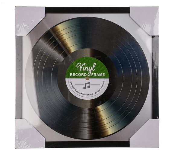 LP-kehys Vinyylilevylle - Record Album Frame - Lasi-etuosa - 32x32cm