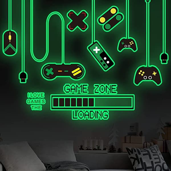 Veggklistremerke - Game Zone / Lyser i mørket