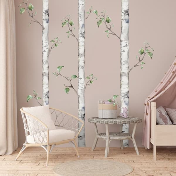 Wallsticker - Birkeskov