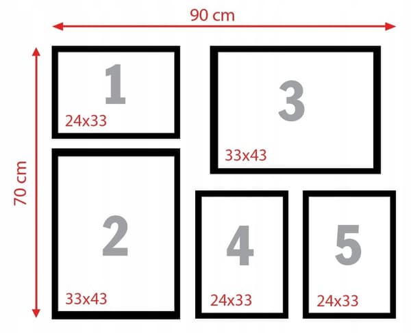 Posters - Tecknade djur / Set om 5