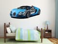 Miniatyrbillede 1 af 4: Wallsticker - Bugatti Veyron / Blå