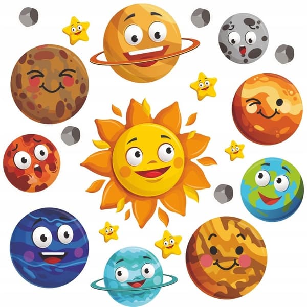 Wallsticker - Planeter