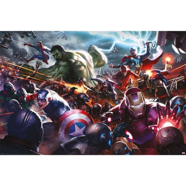 Marvel: Future Fight Plakat med figurer Multicoloured One Size
