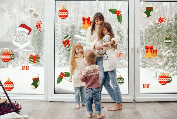 Wallsticker - Julekugler