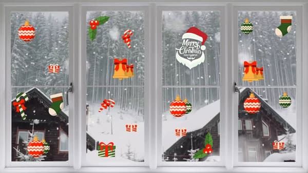 Wallsticker - Julekugler