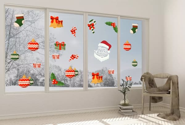 Wallsticker - Julekugler